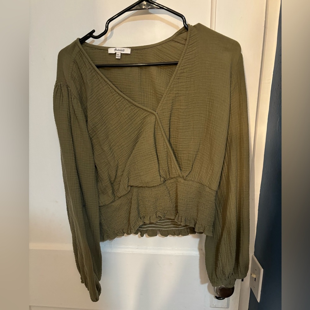 Faux-wrap Madewell Top